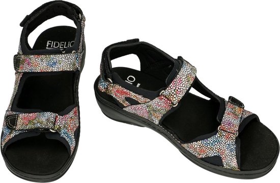 Fidelio Hallux -Dames - multicolor - sandalen - maat 37 | bol.com