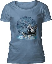 Ladies T-shirt Celtic Wolf Refresh Blue L