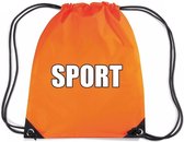 Sac de sport en nylon / sac de sport / sac de natation orange garçons et filles