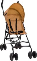 vidaXL Kinderbuggy staal taupe en zwart