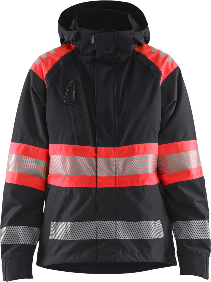 Blaklader 4430-1977 Dames Shelljack High Vis /High Vis Zwart