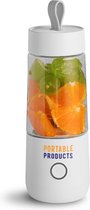 Portable products - Draagbare blender to go - Mini smoothie maker - 350 ml - Wit