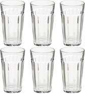 Set van 6x stuks water/sap glazen Lorenz 350 ml van glas - Drinkglazen - Waterglazen