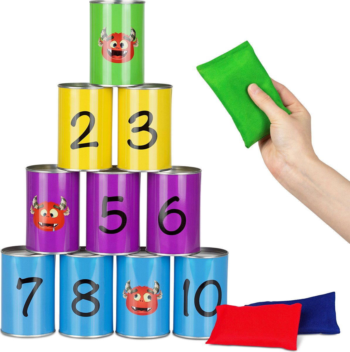 Bex Sport Original Kubb Rode Koning - Rubberhout
