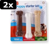 2x NYLABONE PUPPY STARTER KIT <11KG