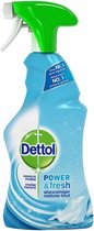 2x Dettol Power & Fresh Spray Katoenfris Allesreiniger 500 ml