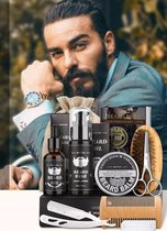 ANG - Baard kit - Baard olie - Baardgroei - Baardroller - Baard balsem - Baard set