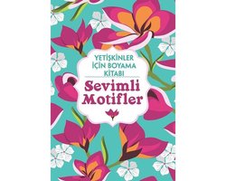 Sevimli Motifler   Yetişkinler İçin Boyama Kitabı