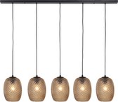 Highlight - Pine - Hanglamp - E27 - 130 x 9,5  x  130cm - Zwart