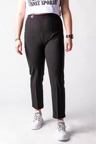 La Pèra High Waist pantalon Dames bruin - zwart 42