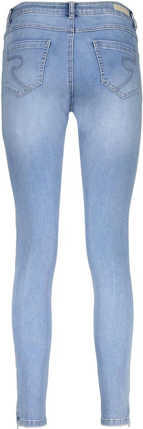 Geisha Jeans Skinny Jeans Zippers 21008 10 Light Blue Denim Dames Maat - M  | bol.com