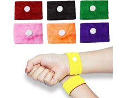 Anti wagenziek misselijkheid bandjes - Anti-Wagenziek Bandjes – Wagenziek Polsband - Geel