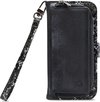 Mobilize Magnet Zipper Telefoonhoesje geschikt voor Samsung Galaxy S21 FE Hoesje Uitneembare 2in1 Bookcase Portemonnee - Zwart