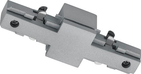 Spanningsrail Doorverbinder - Torna Dual - Rechte Connector - 2 Fase - Mat Titaan