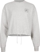 O'Neill Sweatshirts Women CUBE CREW White Melange Xl - White Melange 60% Cotton, 40% Recycled Polyester