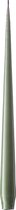Ester en Erik  - Taperkaars gelakt 32cm army green (set van 12) - Kaarsen