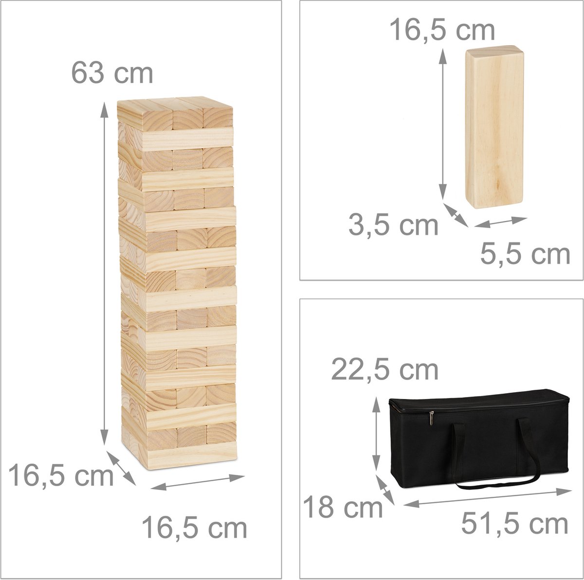 Reuze vallende toren jenga - speelgoed kopen? | Korting tot 61