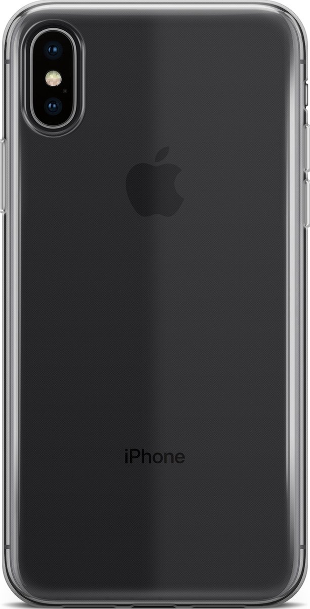 Mobigear Doorzichtig Hoesje geschikt voor Apple iPhone XS Max Telefoonhoesje Flexibel TPU | Mobigear Basics Backcover | Doorzichtig Telefoonhoesje iPhone XS Max | iPhone XS Max Case | Back Cover - Transparant