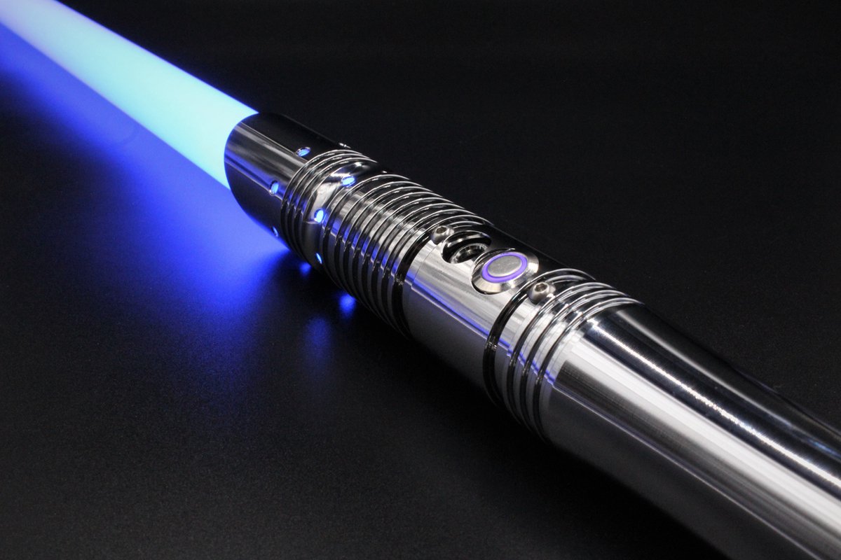 "KenJo Sabers Lightsaber ""Silverlight"" - Lichtzwaard met 10 geluidstypes - Oplaadbaar" — afbeelding 2