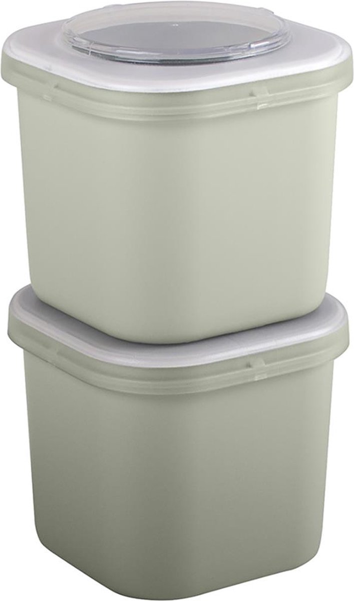 Sunware - Sigma home Food to go lunchbakje set van 2 groen