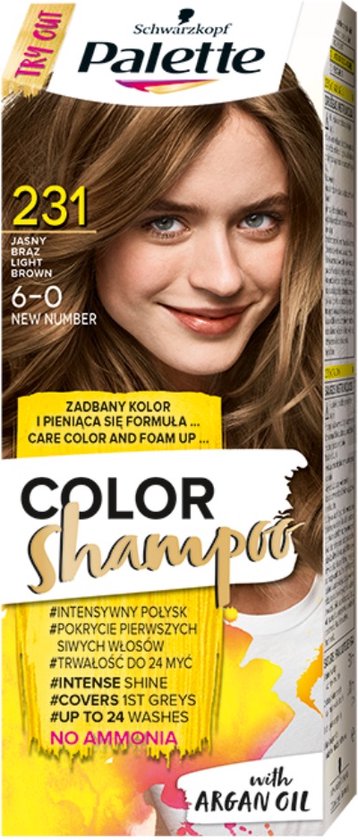 Kleurshampoo voor 24 wasbeurten 231 Lichtbruin | bol.com