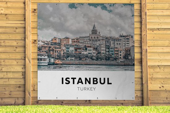 Affiche de Jardin Istanbul - Turquie - Maison - 200x200 cm
