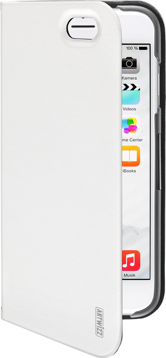 Apple iPhone 6/6s Plus Hoesje - Artwizz - SeeJacket Folio Serie - Hard Kunststof Bookcase - Wit - Hoesje Geschikt Voor Apple iPhone 6/6s Plus