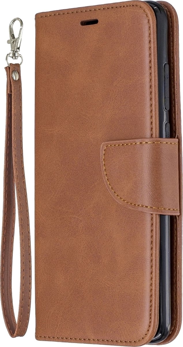 Mobigear Telefoonhoesje geschikt voor Xiaomi Redmi Note 8 Pro Hoesje | Mobigear Excellent Bookcase Portemonnee | Pasjeshouder voor 3 Pasjes | Telefoonhoesje voor Pinpas / OV Kaart / Rijbewijs - Bruin