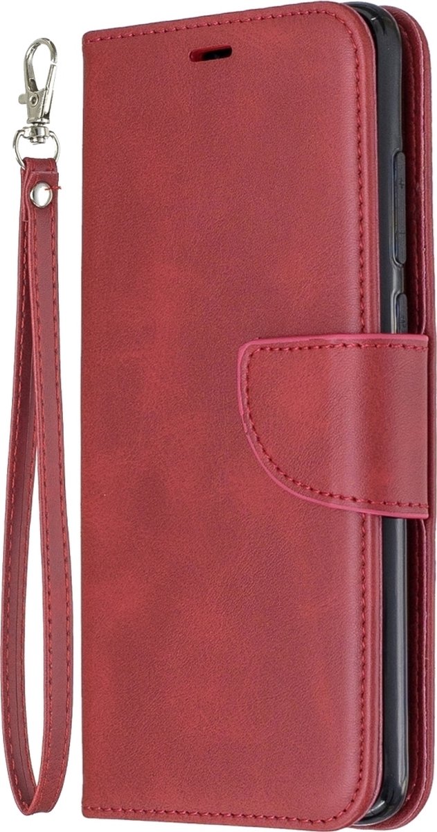 Mobigear Telefoonhoesje geschikt voor Xiaomi Redmi Note 8 Pro Hoesje | Mobigear Excellent Bookcase Portemonnee | Pasjeshouder voor 3 Pasjes | Telefoonhoesje voor Pinpas / OV Kaart / Rijbewijs - Rood
