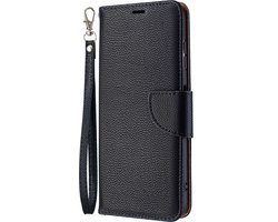 Mobigear Telefoonhoesje geschikt voor Nokia G20 Hoesje | Mobigear Excellent Bookcase Portemonnee | Pasjeshouder voor 2 Pasjes | Telefoonhoesje voor Pinpas / OV Kaart / Rijbewijs - Zwart