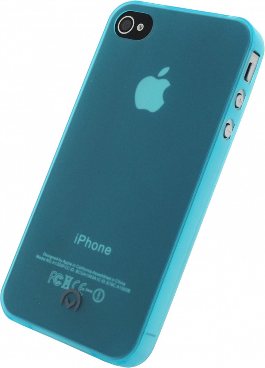 Mobilize Gelly Case Ultra Thin Neon Blue Apple iPhone 4/4S