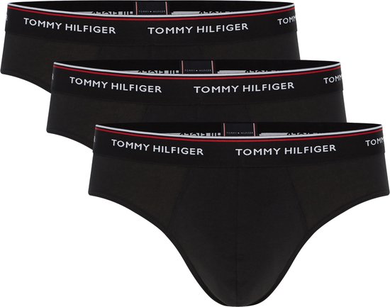 Tommy Hilfiger - Hommes - Lot de 3 slips Premium - Noir - S