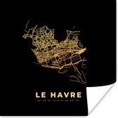 Affiche France - Plan de ville - Plan - Plan - Le Havre - 50x50 cm