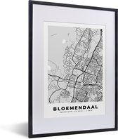 Raalte Stadskaart - Black Plattegrond Poster | Kunst in Kaart