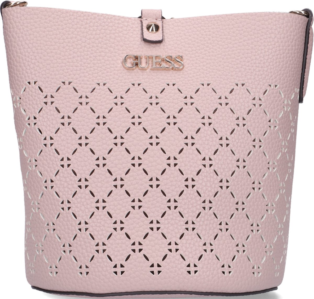 Guess Amara Bucket Dames Crossbodytas - Beige