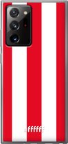 6F hoesje - geschikt voor Samsung Galaxy Note 20 Ultra -  Transparant TPU Case - Sparta Rotterdam #ffffff