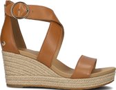 UGG W Hylda Sandalen - Met Sleehak - Dames - Cognac - Maat 42