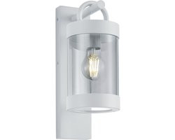 TRIO SAMBESI - Wandlamp - Wit mat - excl. 1x E27 4 W - Schemersensor - Wandmontage - Buitenverlichting - IP44
