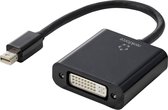 Renkforce RF-4769258 DisplayPort / DVI Adapter [1x Mini-DisplayPort stekker - 1x DVI-bus 24+5-polig] Zwart PVC-mantel 1
