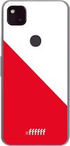 6F hoesje - geschikt voor Google Pixel 4a 5G -  Transparant TPU Case - FC Utrecht #ffffff