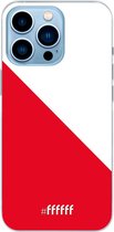 6F hoesje - geschikt voor iPhone 13 Pro - Transparant TPU Case - FC Utrecht #ffffff