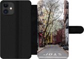 Bookcase Geschikt voor iPhone 11 telefoonhoesje - New York - Amerika - NYC - Met vakjes - Wallet case met magneetsluiting