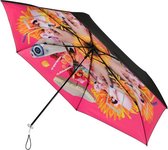 paraplu UPF50+ 92 cm polyester zwart/roze