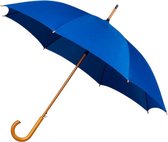 paraplu automatisch 102 cm polyester blauw