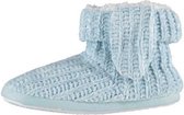 sloffen Home dames textiel/elastomeer blauw maat 39-40