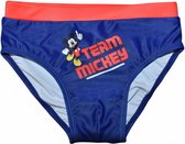 zwembroek Mickey Mouse jongens polyamide blauw/rood maat 116