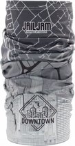 sjaal Tec Tube polyester/elastaan grijs maat one-size