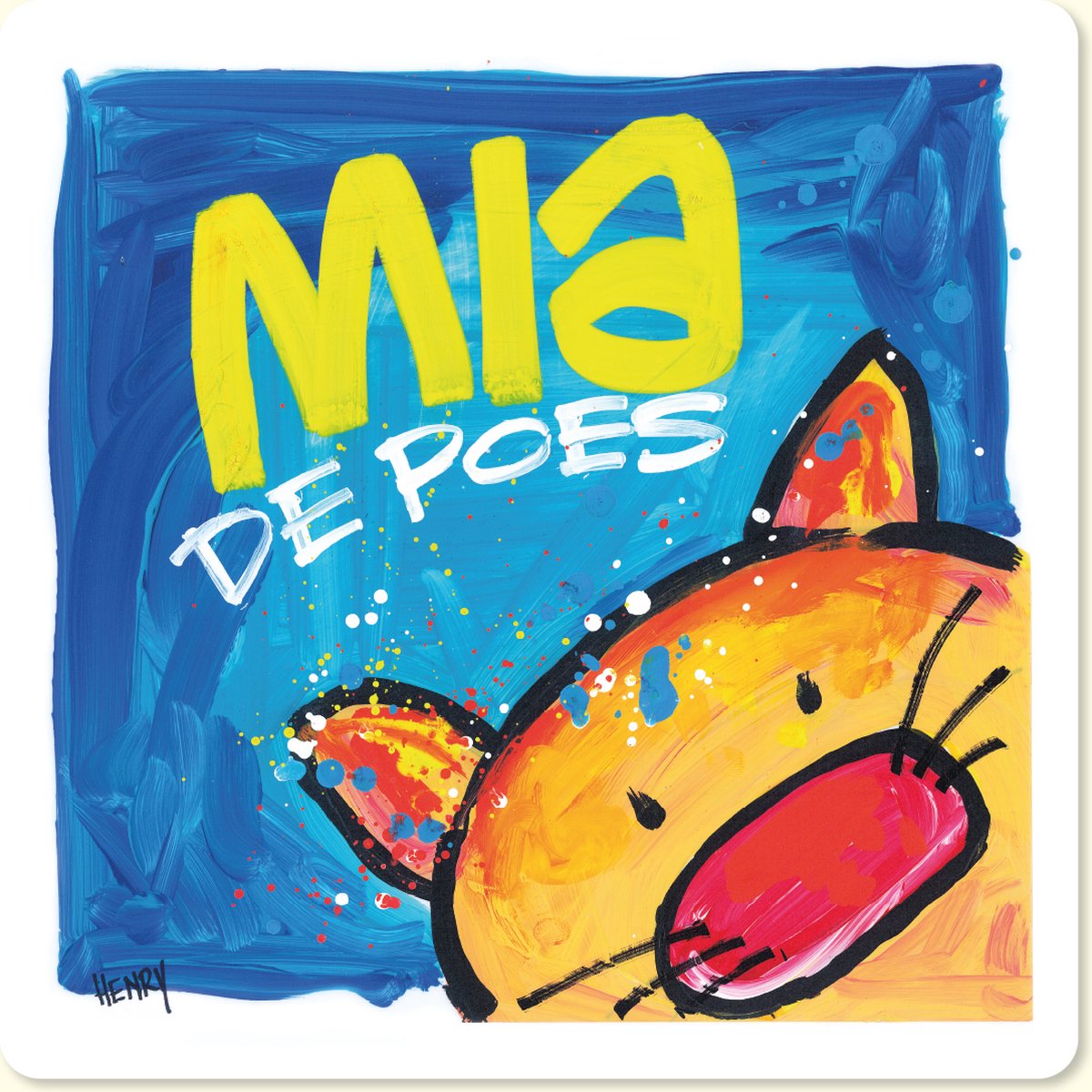 ANIMALS, ONLY FOR KIDS SET "KOE, POES, BIGGETJE, MUIS" vervaardigd op forex 5mm