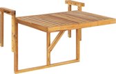 Beliani UDINE - Table de balcon - couleur bois clair - bois d'acacia