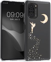 kwmobile telefoonhoesje voor Xiaomi Mi 11i / Poco F3 - Hoesje voor smartphone - Glitterfee design